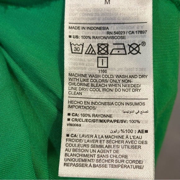 Old Navy Green Wide Leg Jumpsuit M Adjustable Straps Vacation Vibes Brunch - Picture 6 of 7